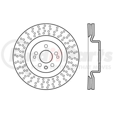 125.35104 by CENTRIC - Centric Premium High Carbon Alloy Brake Rotor