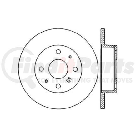 120.41000 by CENTRIC - Premium Brake Rotor