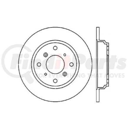 Centric 120.40016 Disc Brake Rotor Premium Brake Rotor