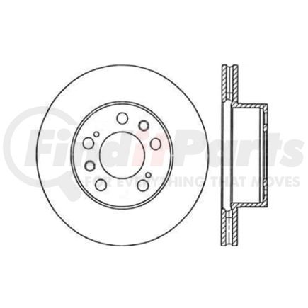 120.37011 by CENTRIC - Premium Brake Rotor