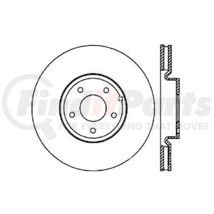 120.42079 by CENTRIC - Centric Premium High Carbon Alloy Brake Rotor