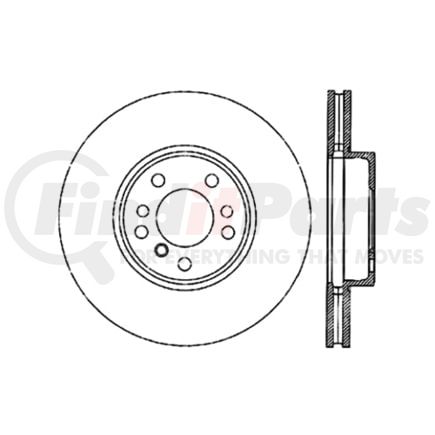 120.34050 by CENTRIC - Premium Brake Rotor