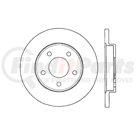 120.62074 by CENTRIC - Premium Brake Rotor