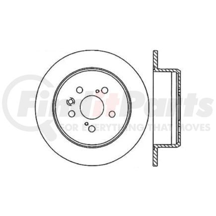 125.44042 by CENTRIC - Premium High-Carbon Rotor
