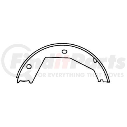 111.0826 by CENTRIC - Premium Parking Brake Shoes
