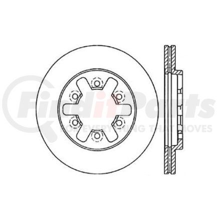 120.42030 by CENTRIC - Premium Brake Rotor