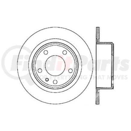 120.34028 by CENTRIC - Centric Premium Brake Rotor