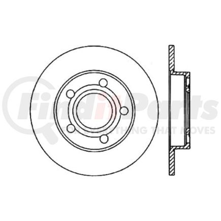 120.33041 by CENTRIC - Premium Brake Rotor