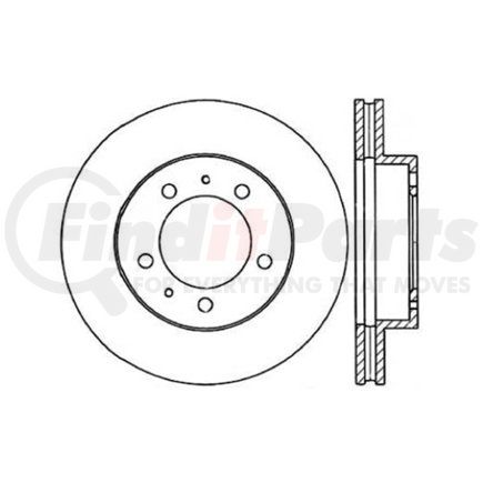 121.42038 by CENTRIC - C-Tek Standard Brake Rotor