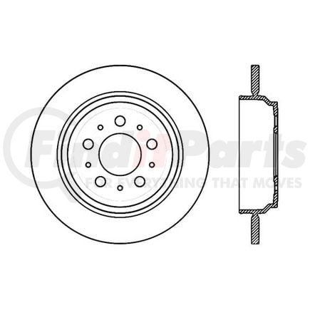 120.39030 by CENTRIC - Premium Brake Rotor