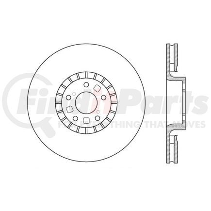 120.44138 by CENTRIC - Premium Brake Rotor