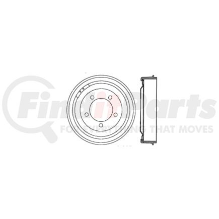 Centric 122.63006 Brake Drum Premium Brake Drum