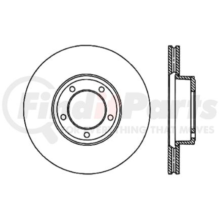 120.20002 by CENTRIC - Centric Premium Brake Rotor
