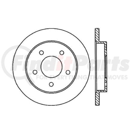 120.62024 by CENTRIC - Premium Brake Rotor