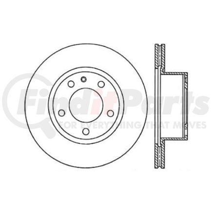 120.34015 by CENTRIC - Premium Brake Rotor