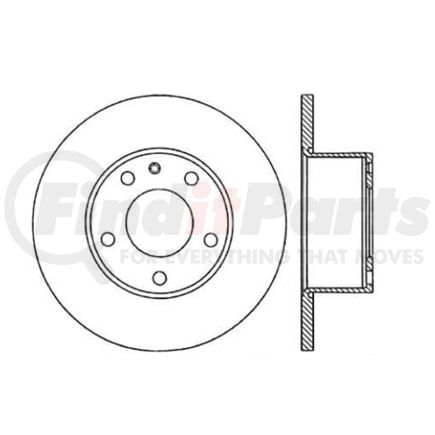 120.34014 by CENTRIC - Premium Brake Rotor