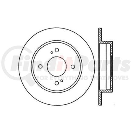 Centric 120.42016 Disc Brake Rotor Premium Brake Rotor