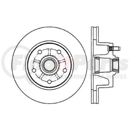 120.62000 by CENTRIC - Premium Brake Rotor