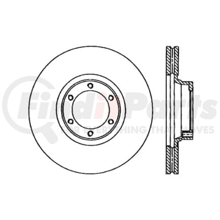 Centric 120.11010 Premium Brake Rotor