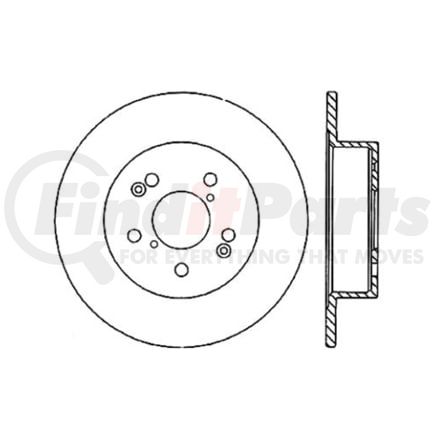 Centric 120.47007 Disc Brake Rotor Premium Brake Rotor
