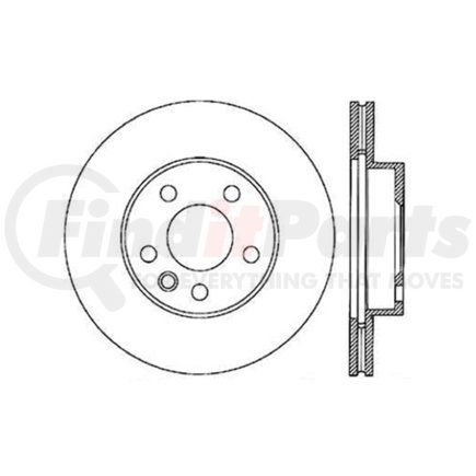 125.33052 by CENTRIC - Centric Premium High Carbon Alloy Brake Rotor