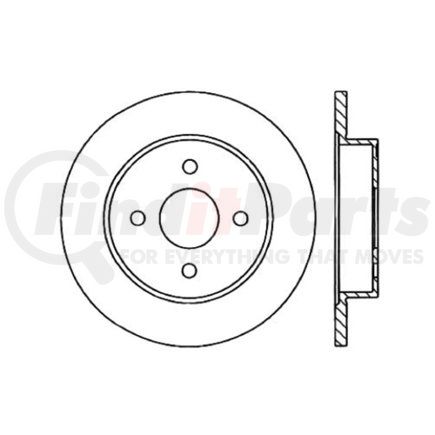 120.62037 by CENTRIC - Centric Premium Brake Rotor