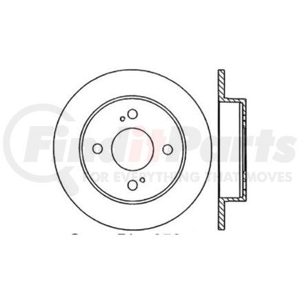 125.42051 by CENTRIC - Centric Premium High Carbon Alloy Brake Rotor