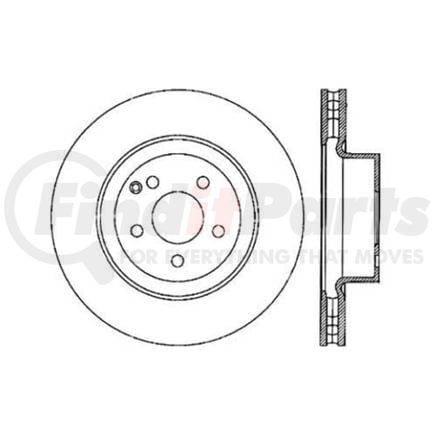 Centric 121.35038 Disc Brake Rotor Std Brake Rotor