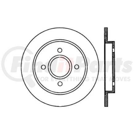 120.61070 by CENTRIC - Premium Brake Rotor