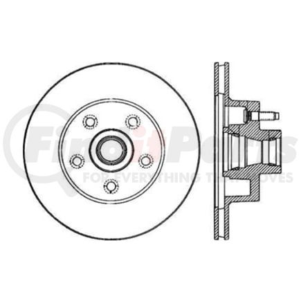 120.61010 by CENTRIC - Premium Brake Rotor