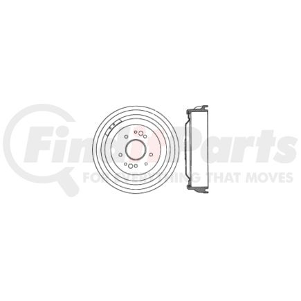 Centric 122.62013 Brake Drum Premium Brake Drum