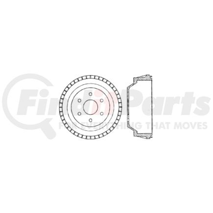 122.66018 by CENTRIC - Prm Brake Drum