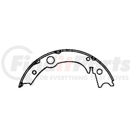 111.0796 by CENTRIC - Premium Parking Brake Shoes