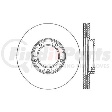 Centric 120.44035 Disc Brake Rotor Premium Brake Rotor