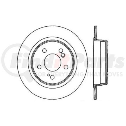 120.35012 by CENTRIC - Centric Premium High Carbon Alloy Brake Rotor