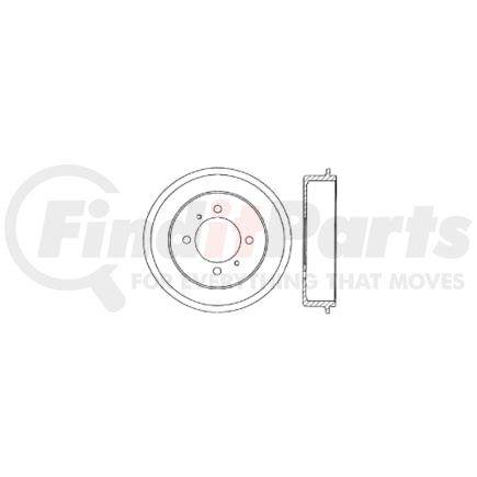 122.51003 by CENTRIC - Premium Brake Drum
