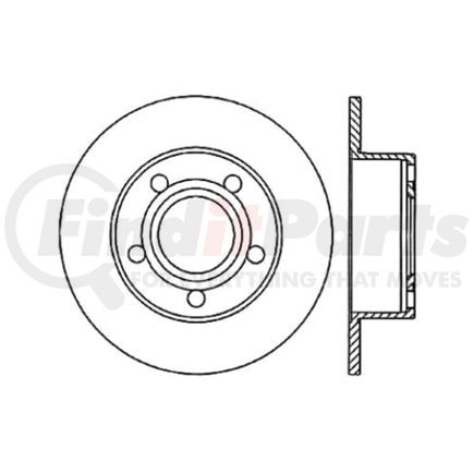 120.33014 by CENTRIC - Premium Brake Rotor
