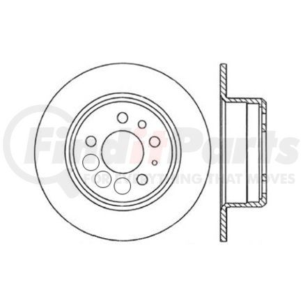 Centric 120.39007 Disc Brake Rotor Premium Brake Rotor