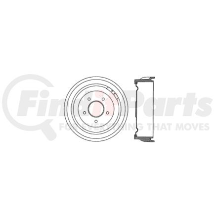 122.66010 by CENTRIC - Prm Brake Drum
