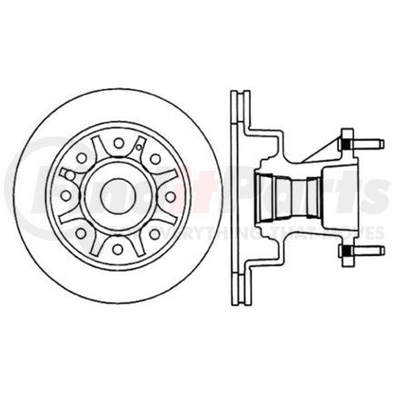 120.65043 by CENTRIC - Premium Brake Rotor