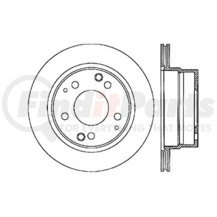 Centric 120.37016 Disc Brake Rotor Premium Brake Rotor