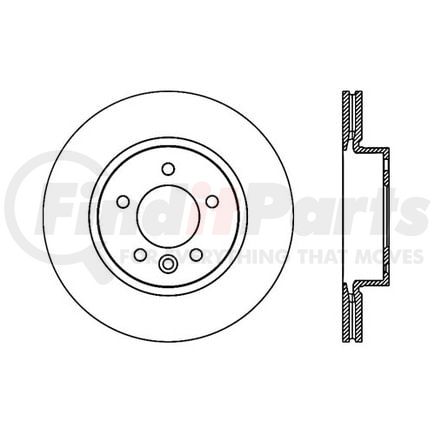 120.22013 by CENTRIC - Premium Brake Rotor