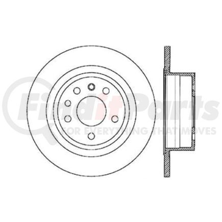 120.36006 by CENTRIC - Premium Brake Rotor