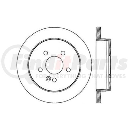 120.35037 by CENTRIC - Centric Premium High Carbon Alloy Brake Rotor