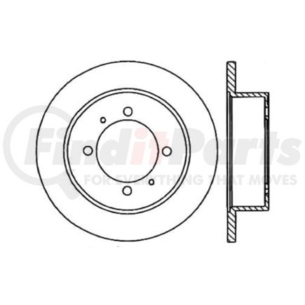 Centric 120.51005 Disc Brake Rotor Premium Brake Rotor