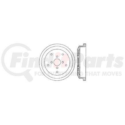 122.48004 by CENTRIC - Premium Brake Drum