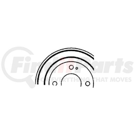 Centric 122.40007 Brake Drum Prm Brake Drum