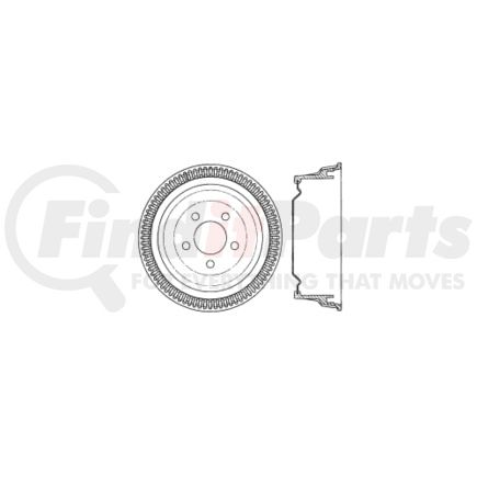 122.63019 by CENTRIC - Premium Brake Drum