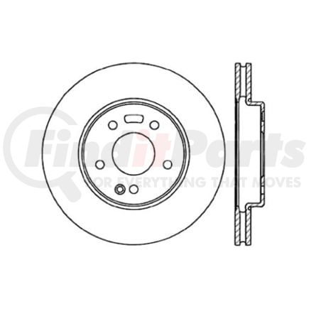 121.35032 by CENTRIC - Standard Brake Rotor