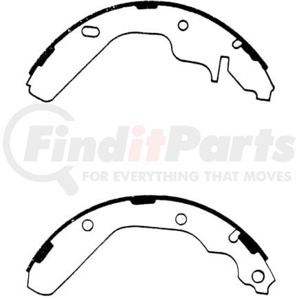 111.05041 by CENTRIC - Premium Brake Shoes